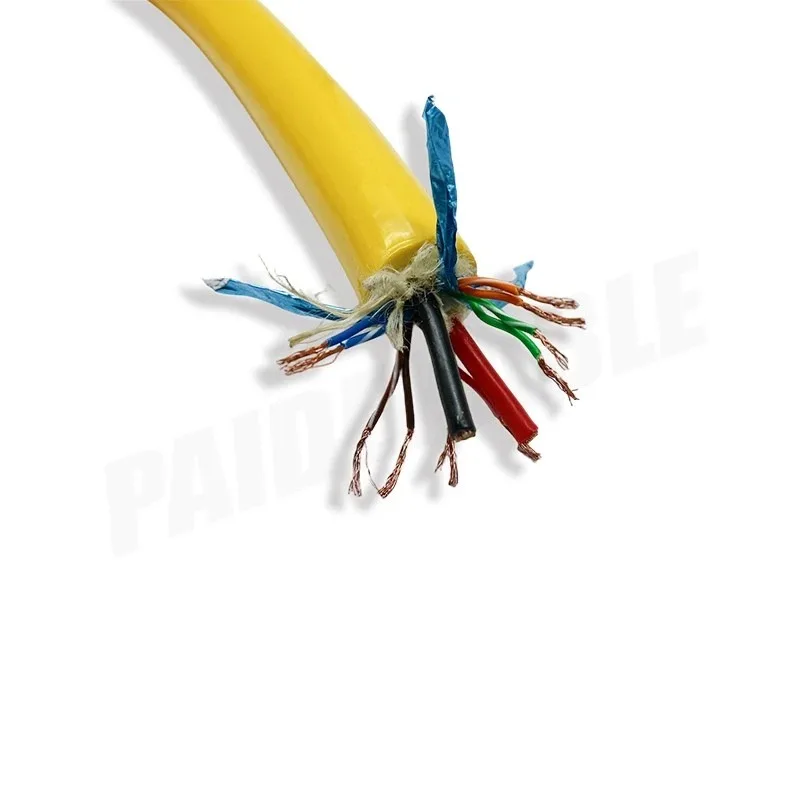 PDK81602-2×2.5+5×2×0.25 AS-300KG Neutrally Buoyant ROV Cable, 500–1000 m
