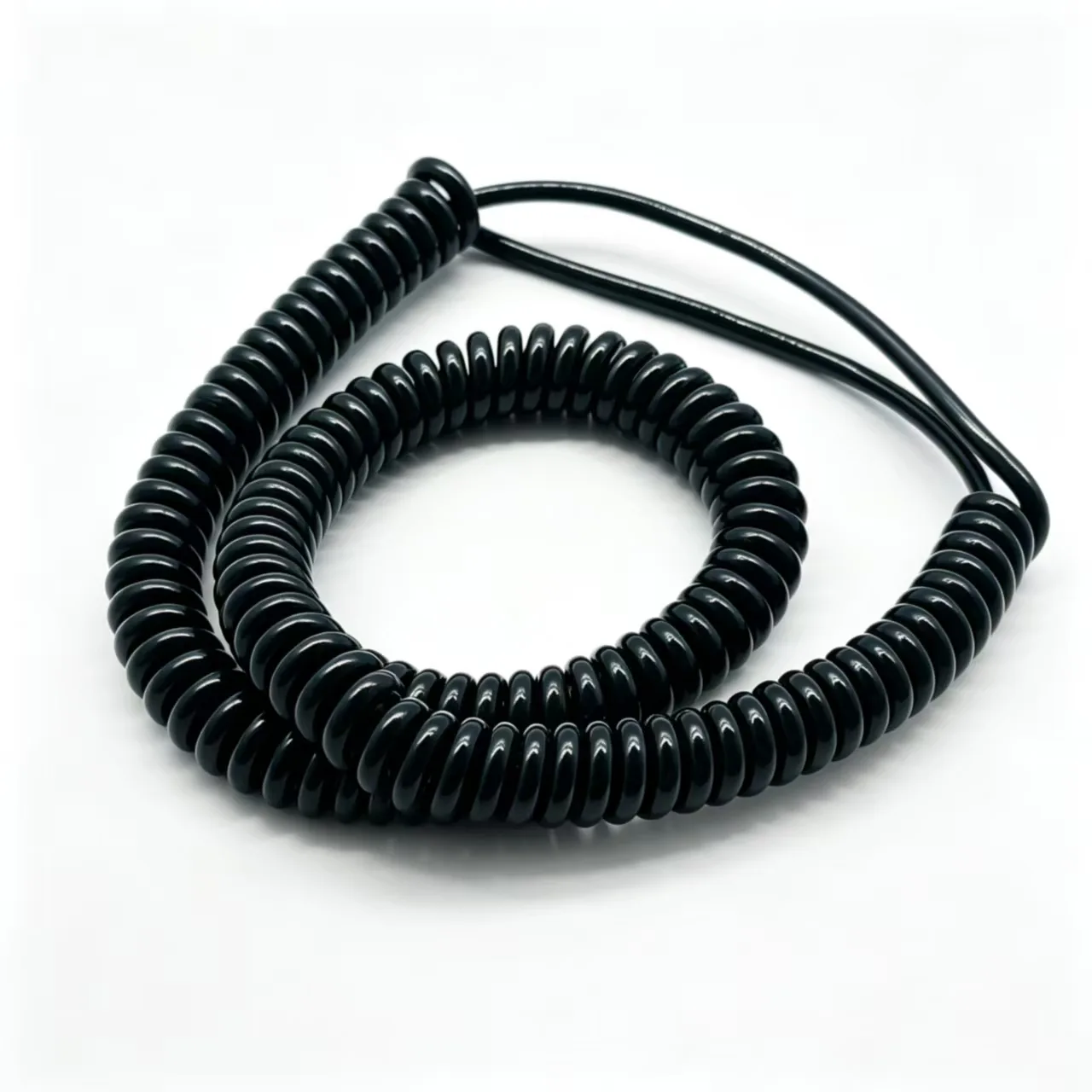 Spring Cable 7×18AWG Coiled TPU 8.6mm