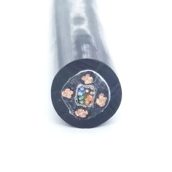 PUR Jacket Waterproof Cable 4×2×26AWG + 4×14AWG for Underwater Power and Signal