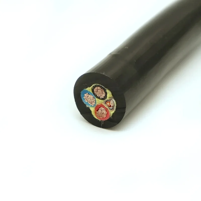 Umbilical ROV Cable – 1 Pair 24AWG + 3×12AWG, Kevlar 150 kg, PUR Sheath, OD 12.7 mm