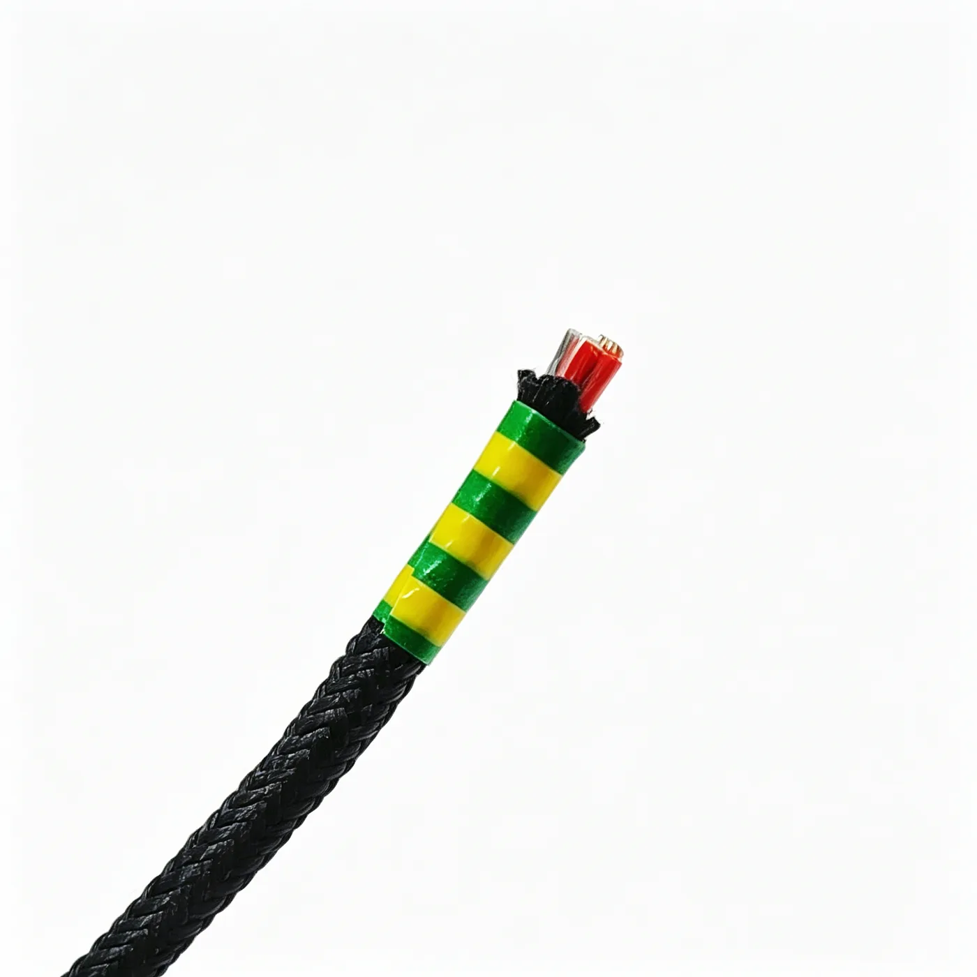Tethered Drone Cable 4x0.8 mm², 10-15 A, Aramid Braid