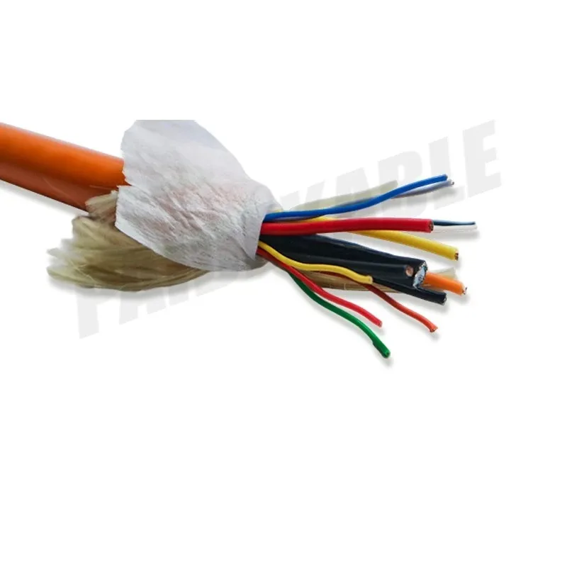 PDK71301-4×0.75+75-3+4×2×0.15 Heavy-Duty Pipeline Inspection Robot Cable, 300kg
