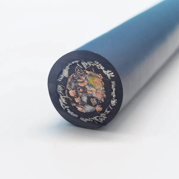 LSZH Armored Marine Cable - 3x1.0 mm2, 2x0.5 mm2 and STP CAT6, Steel Wire Braid