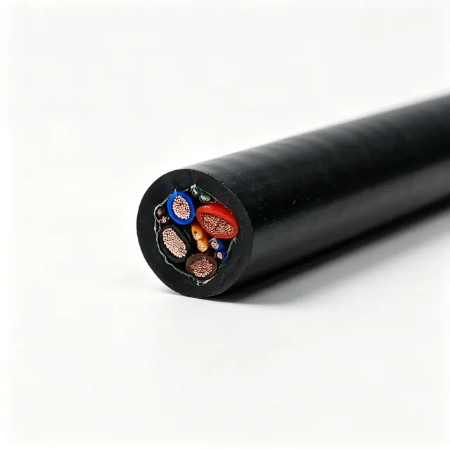 Watertight Optoelectric Cable 4×2×24AWG (UTP) + 2×14AWG + 2×12AWG