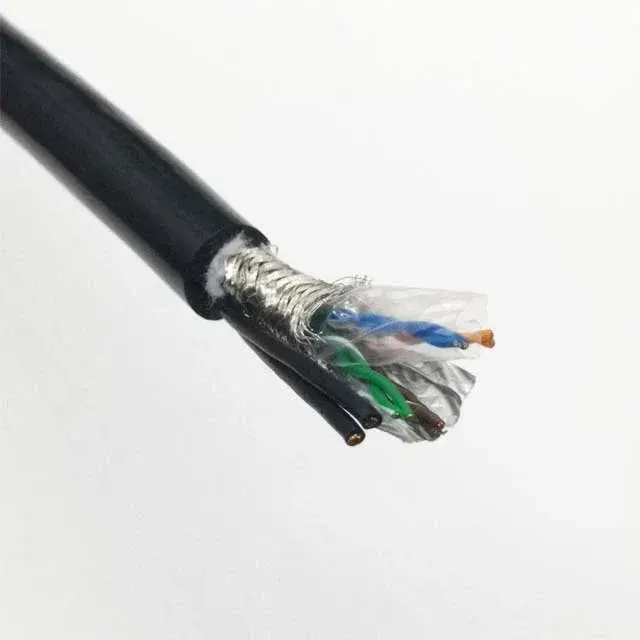 Underwater Hybrid CAT5 Power Cable STP CAT5E + 2×0.5mm² 10.1mm