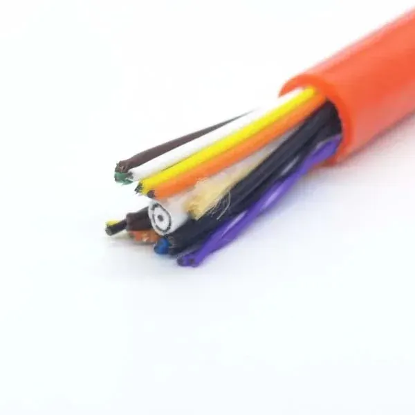 Pipeline Camera Cable, 5×22AWG + 18×27AWG + 75-2 Coax, PUR, 10.3mm