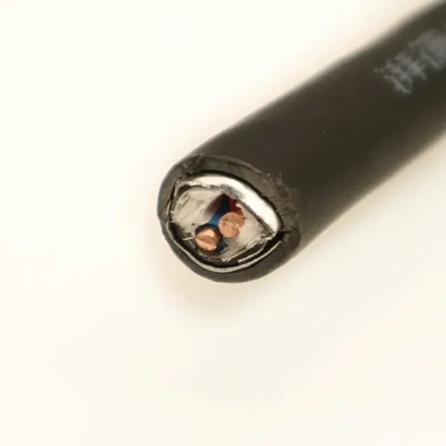 LSZH Power Cable 2×4.0mm² with Spiral Steel Tape Armour