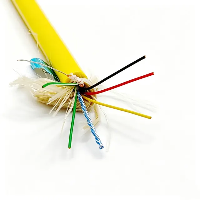 ROV Cable 4×24AWG + 2×2×26AWG + 1×26AWG + D-635KG, Power and Signal