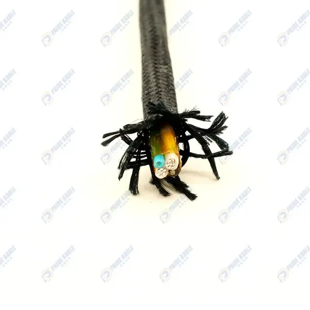 PDK41300-2×18AWG + 4SMF Power and Fibre Tethered Drone Cable